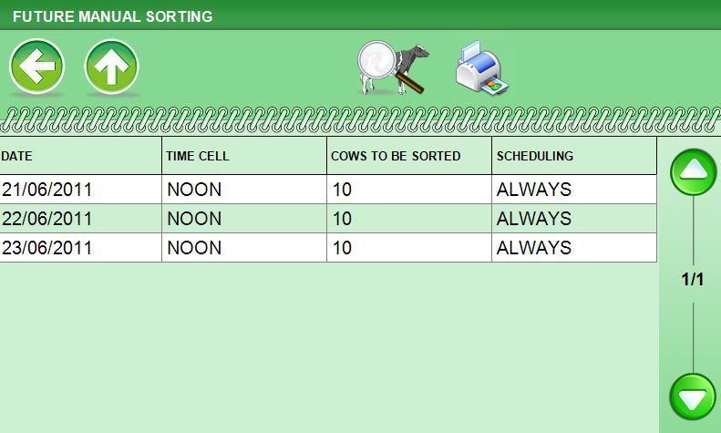 Heatime HR Enhancements 6.1.5 How to Read the Cows to be Sorted Report The Cows to be Sorted Report displays the Cows that have been entered manually for sorting.