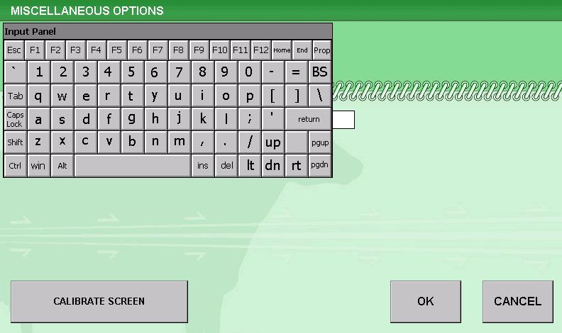 Tap into the Farm Name Field, the keyboard appears.