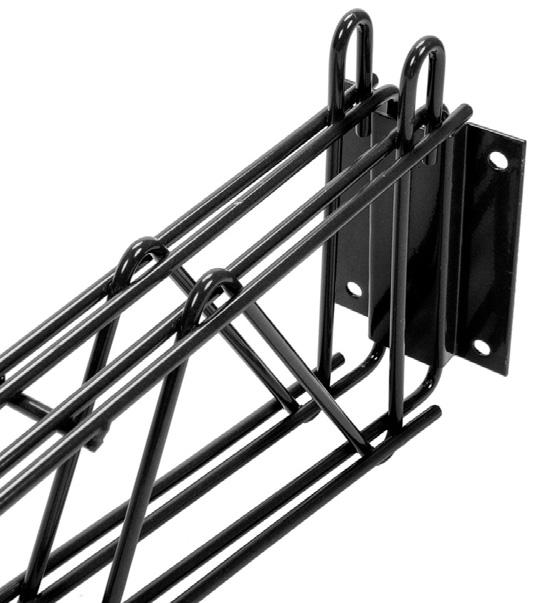 Wall Mounting Wall Mounting Bracket Set As part of the Regency Space Solutions wire shelving collection, this deep wall mounting bracket is