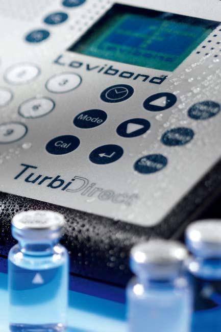 Turbidity is measured according to ISO 7027 by nephelometric means (90 scattered light). The infrared light-source permits measurement of coloured and colour-free samples.