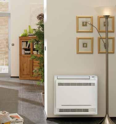 The ideal temperature and air quality for each season The Daikin floor standing unit for home use has a contemporary design, extremely quiet in operation, energy-efficient and creates a very