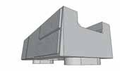5cm/Unit and Vertical Opt Available Step/Cap Dimensions: 660 TFW x 711 BFW x 610 H x 51 TNF x 102 BNF mm Face Area: 0.