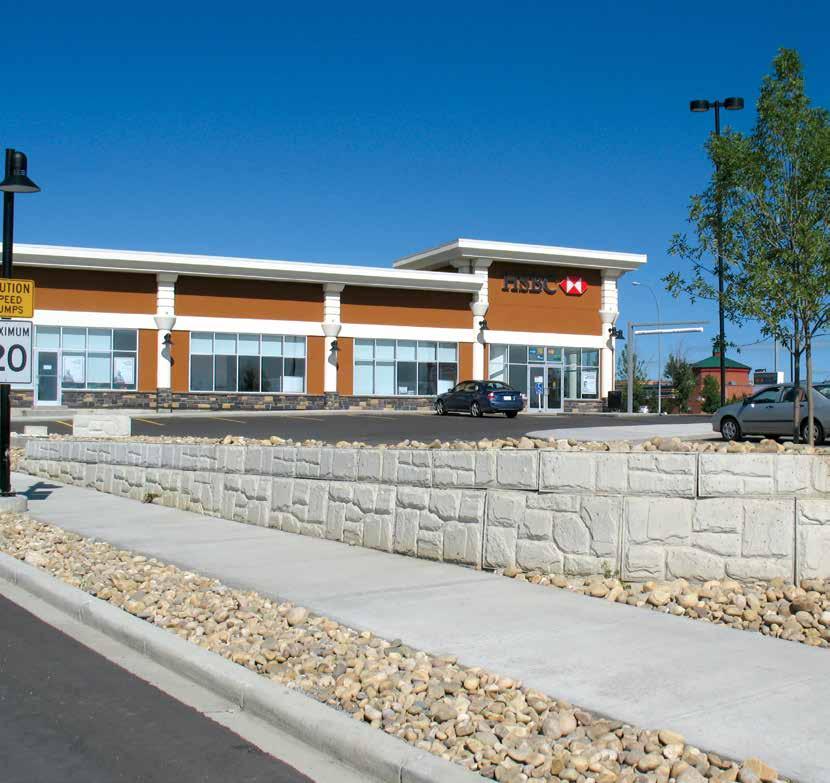 AUSTRAL MASONRY GRAVITY MAGNUMSTONE WALL Overview Gravity (SRW) segmental retaining wall systems are structures lower in height that use the MagnumStone unit weight combined with gravel core infill