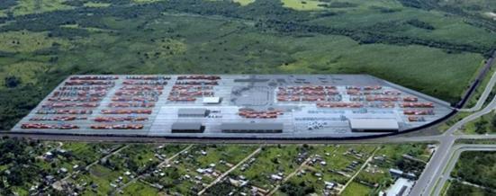 EXPANSION PLANS MULTIMODAL LOGISTICS CENTER MLC AREA CSN Features Area: 850,000 m² 4,5 km from STSA