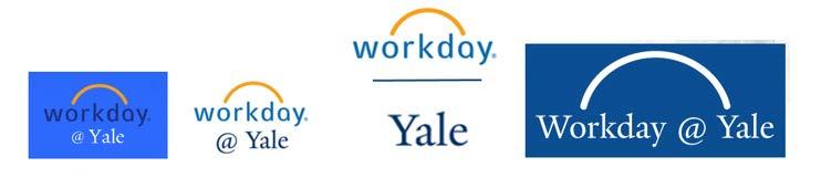 Visual precedence should always be given to the Yale logo.