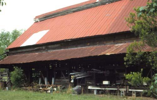 Mule barn on a