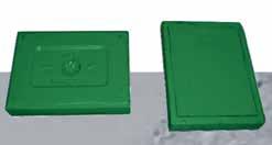 Wear tiles may also be ordered in a jacketed version, where the mild steel backing comes up around the