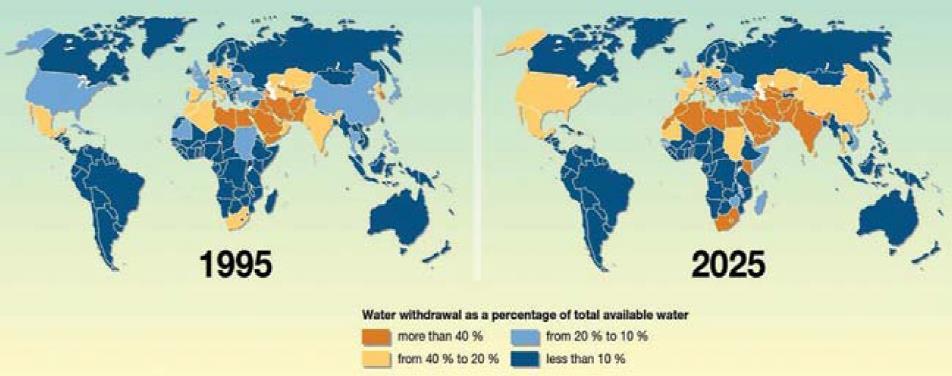 Projections of Global Water Stress Source: Philippe Rekacewicz (Le