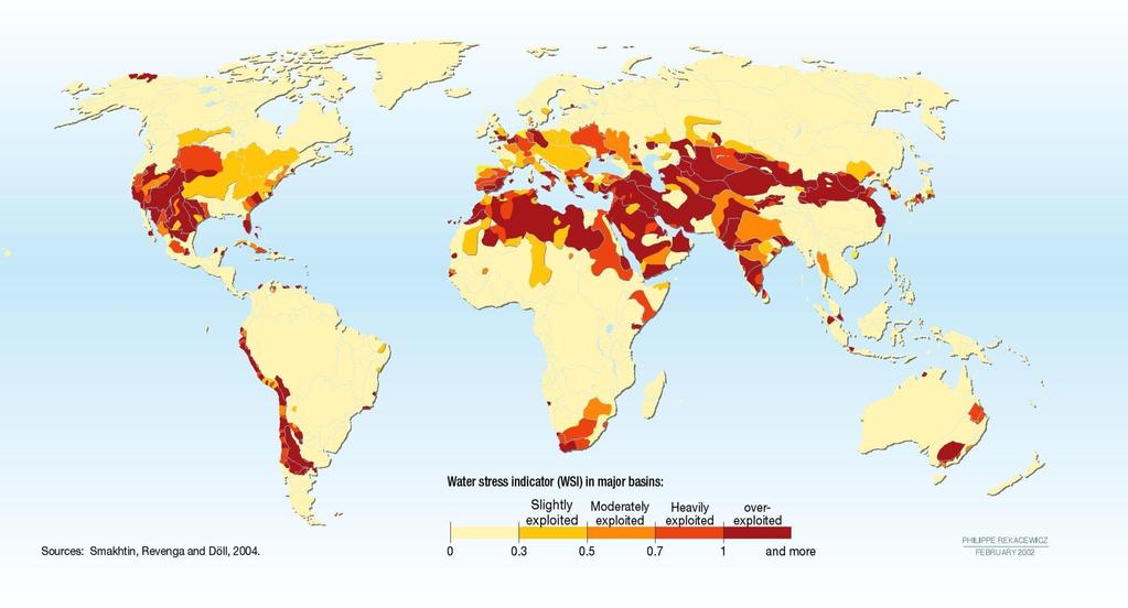 Frischwasser-Stress 3 Quelle: Assessing Water Risks, WWF 2011, Philippe