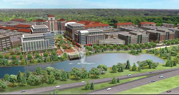 One Loudoun Center This proposed mixed use project is located on a 360 acre site at the junction of Route 7 and Loudoun County Parkway in Virginia.