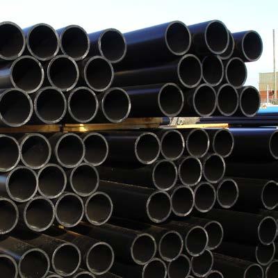 Pipes - Drainage BLACK PIPE LENGTHS PN8 SDR21 PE100 TO AS/NZS 4130 (SN8) Drainage pipe is produced to standards AS/NZS 4130 or AS/NZS 5065 as appropriate Item Code Nom Size DN/OD Plain wall and twin
