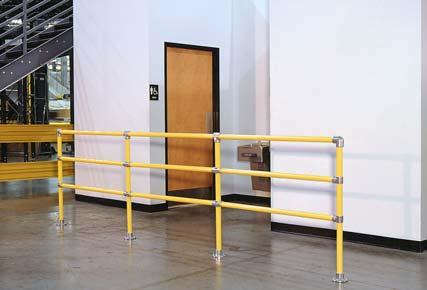 Protect dock areas and drop offs Protect personnel and vulnerable equipment Designate walkways Use