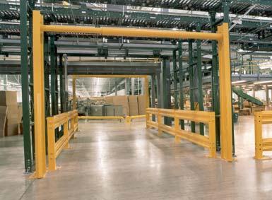 Protects overhead mechanical lines and conveyors Protects automatic overhead doors and reduces costly repairs Lower PVC Banger Bar