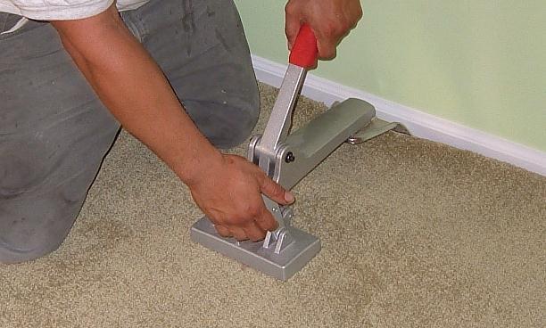 Stretching Once the seams have been completed, the installer will stretch the carpet and firmly hook it to