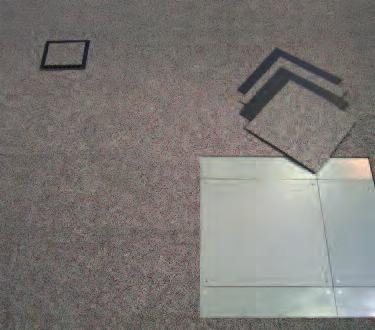 The Problem: Conventional Carpet Tile Step 1: Remove four
