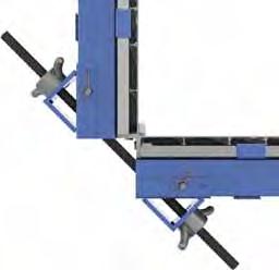 EasySet Double Box Waler (50x50) EasySet Double Box Waler (100x50) Plumbing Brace Tie & Wing Nut (By Contractor) Waler Support