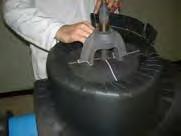 PREPARING K-FLEX THE IN CLAd SIDE DISKS OF THE VALVE a) Measure the internal and external