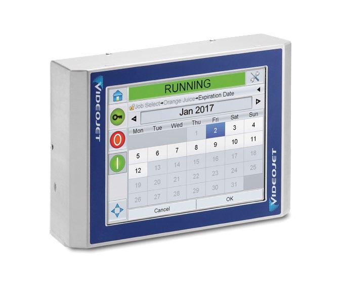 Available with any CO 2 Videojet laser marking system, our CLARiTY TM intuitive touchscreen interface features built-in Code Assurance software to minimize and mistake-proof inputs to the coding and