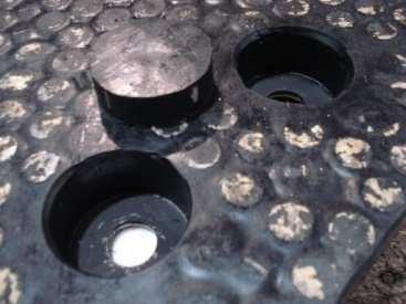 Rubber/Ceramic- Made-to-size preferably Bolt-in or weld-in with