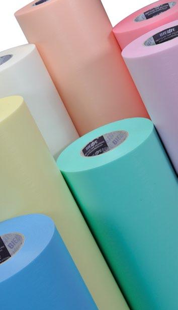 Flexible packaging This product range is ideal in wide web printing of flexible packaging - either paper or plastic film, or multi-layers combinations - where the use of adhesive tape is required.