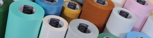 Labels This product range has been especially designed for narrow web printing of paper, plastic film or multi-layer combinations where adhesive tapes are used.