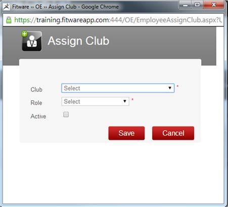 Click Done when you are finished. Assigning an existing employee to a club Follow these steps to assign an existing employee to a particular club (or more than one club): 1.