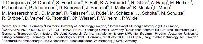 THANK YOU FOR YOUR ATTENTION Acknowledgement to the partners of : M. Schulze, A. Haug, E. Gülzow, K.A. Friedrich, Investigation of Local Degradation Effects, ECS Transactions 26 (21) 237-245 K.