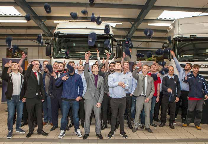 APPRENTICESHIP PROGRAMME Completion of the Scania Apprenticeship Programme Following their graduation from is highly regarded throughout the the Scania Apprenticeship industry.