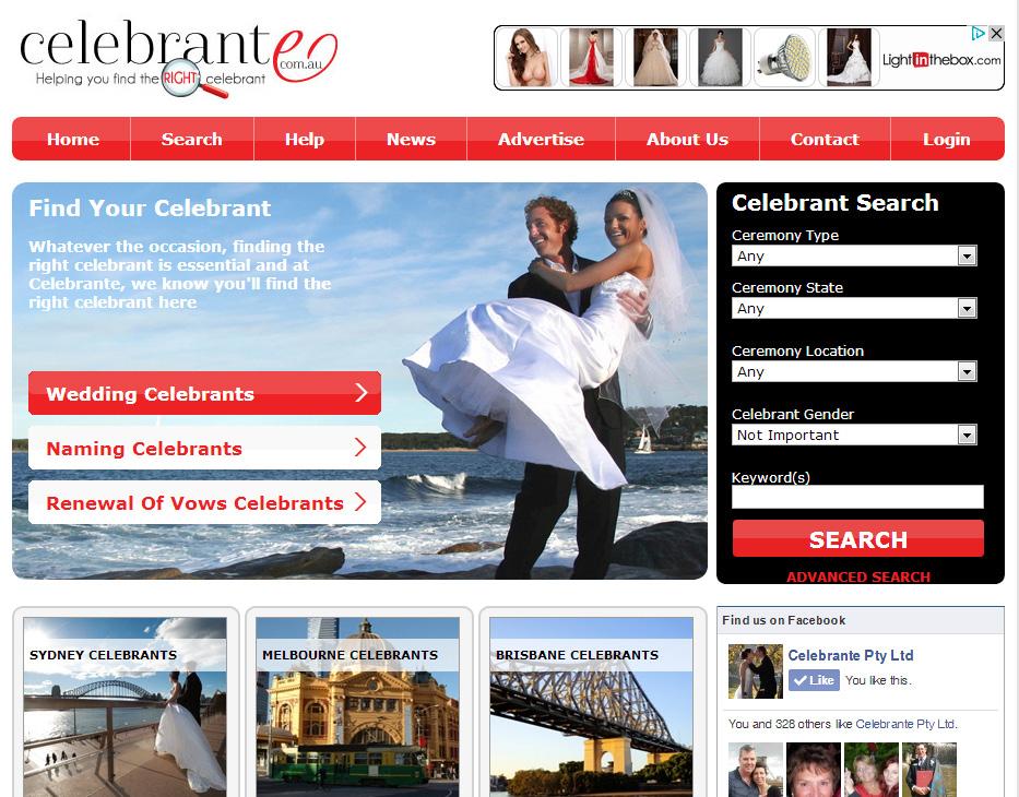 ...Celebrante has grown to be the most recommended website *