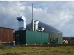 Biogas plant Lowbrook - GB key data - Start of Operation mid July 2008 - Type of