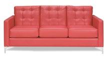 Page 47 of 85 CHANDLER Chandler Sofa Red Leather 76 L x 37 D x 35 H Chandler Loveseat Red Leather 53 L x