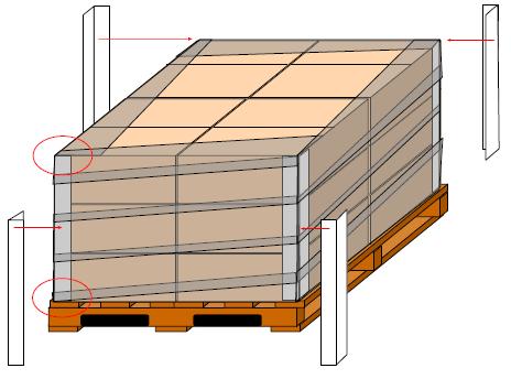 pallet loads to provide stability.