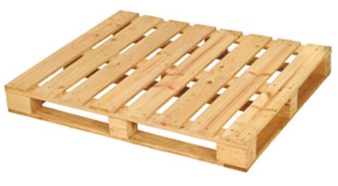 5 minimum height clearance. Notches must be 9 long and have 18 centers. All pallets must have a minimum of three stringers.