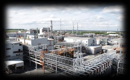 2012 Projects under construction PP production in Tobolsk Production: