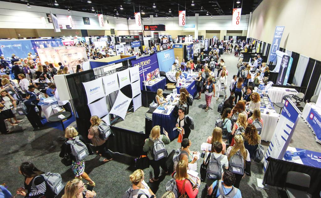 GRAB THEIR ATTENTION INSIDE THE EXHIBIT HALL EXHIBIT FLOOR Career Center............................. $1,200 Recruitment opportunity! Only 10 Available!