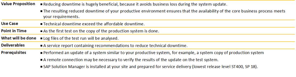 CQC Downtime Assesment 2016 SAP SE or an SAP