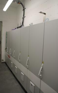 + controls cabinets 3 phase system Coupled to CHP &