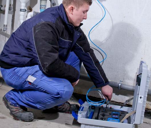Tightness test Pressure measurement Test procedures at gas, oil, solar and water installations All gas, oil, solar and water pipe installations are subject to a mandatory pressure test after