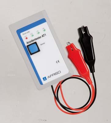 Simple level sensor tester with connector, suitable for all level sensor fittings. A signal lamp indicates function or error. Battery-operated.