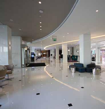 44 Ceramic and Natural Stone Tiling Solutions Project Owner Consultant Main Contractor : Radisson Blu Hotel Renovation, Kuwait : Rezidor Hotel Group : SSHI : Wara Contracting Project description The