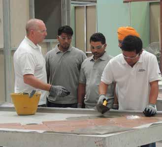 46 Ceramic and Natural Stone Tiling Solutions Technical support and training Project support BASF gets involved in projects at an early stage.