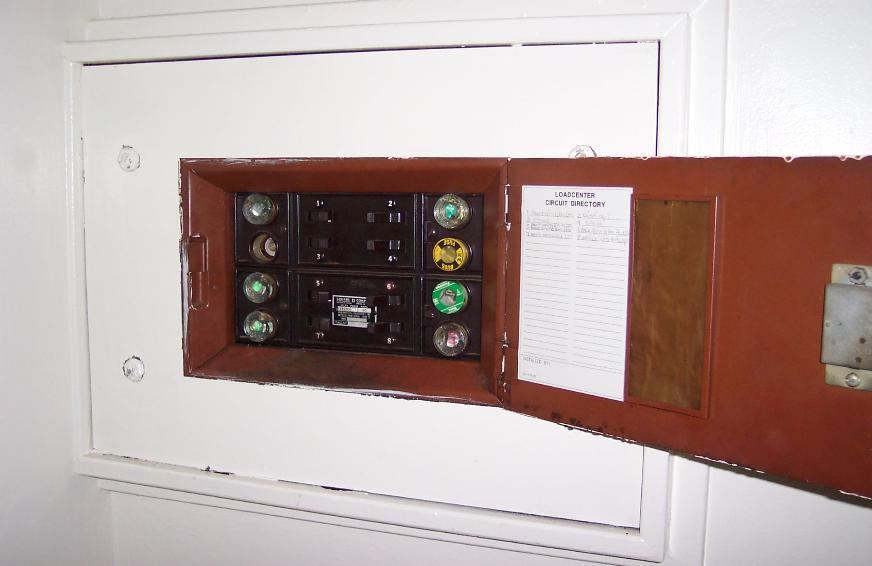 The original panels could not be evaluated for capacity as many of the fuses were missing, and no fuse size was indicated on many of the existing screw fuses.