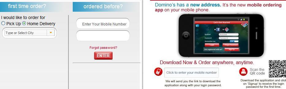 4 lac downloads of Domino s Mobile Ordering Application OLO contribution to delivery sale was 13.