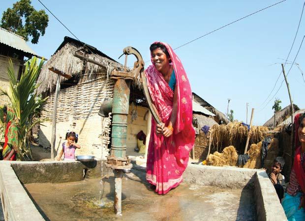 Oxfam provided financial support to different self-help groups, assisting 1,085 households to build latrines to ensure privacy and dignity of women as well as manage sanitation.