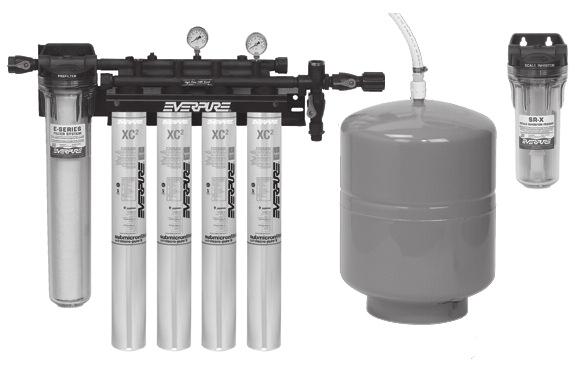 *For flash steamers, refer to page 28-29 for reverse osmosis systems features include: 20 coarse prefilter 1/2 micron precoat filtration with MicroPure II media SR-X Scale Reduction Feeder featuring