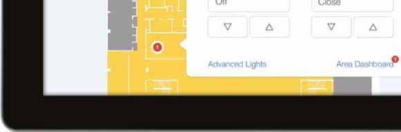 From a central location, a facility manager can control electric lights and