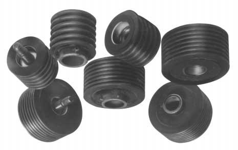 Rollers Finned 1-1/2" 2-1/2" Dia.
