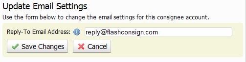 This reply email will be automatically routed to the reply-to email address you configure here.