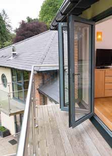 ALUMINIUM BI-FOLD DOORS INNOVATIVE AND VISUALLY STUNNING Bi-folding doors glide open to seamlessly join inside and outside space.