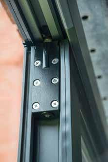 Peace of Mind All of our doors use shootbolt locking features, with 3 hook locking and latch for all master doors.